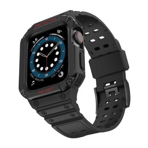 Refurbished Tough On Rugged Protection Watch Band with Case for Apple Watch 42/ 44/ 45mm - Reebelo Nederland