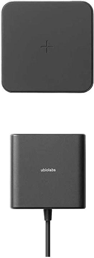 Refurbished Ubio Labs AWC1098 Black Wireless & Wall Charger Charger Pad For Mobile Phones 20W - Reebelo Nederland