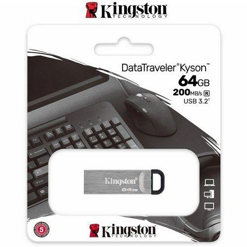 Refurbished Kingston technology USB Drive 64GB Data Traveler USB 3.2 Kyson Flash Drive Memory Stick PC - Reebelo Nederland