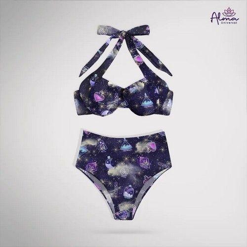 Refurbished Women bikini Two Piece Swimsuit magic Swimwear MAGIC POTION Swimwear made from recycled plastic bottles Variant Size Value L - Reebelo Nederland