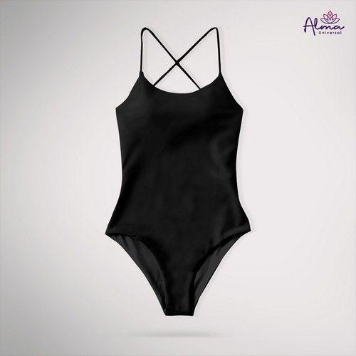 Refurbished Women's UPF 50+ ECOBLACK ONE PIECE Bathing Suits One Piece Swimsuits made from recycled plastic bottles Variant Size Value L - Reebelo Nederland