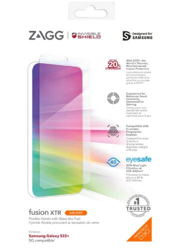Refurbished Zagg InvisibleShield Fusion XTR with D3O Screen Protector for Galaxy S22 Plus - Reebelo Nederland